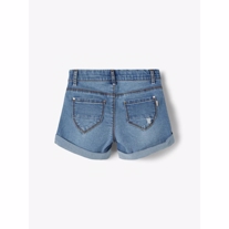 NAME IT Slim Fit Paillet Shorts Salli Blue